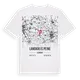Landkreis Peine karta t-shirt