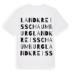 Landkreis Schaumburg ordlek t-shirt – ekologisk bomull t-shirt från Pinshirt