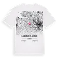 Landkreis Stade karta t-shirt