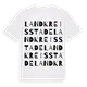 Landkreis Stade ordlek t-shirt