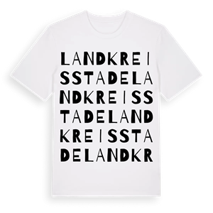 Landkreis Stade ordlek t-shirt – ekologisk bomull t-shirt från Pinshirt