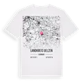 Landkreis Uelzen karta t-shirt