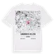 Landkreis Uelzen karta t-shirt