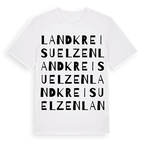 Landkreis Uelzen ordlek t-shirt – ekologisk bomull t-shirt från Pinshirt