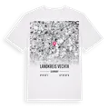 Landkreis Vechta karta t-shirt