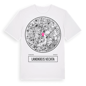 Landkreis Vechta t-shirt – ekologisk bomull t-shirt från Pinshirt