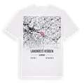 Landkreis Verden karta t-shirt
