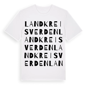 Landkreis Verden ordlek t-shirt – ekologisk bomull t-shirt från Pinshirt