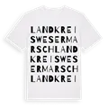 Landkreis Wesermarsch ordlek t-shirt