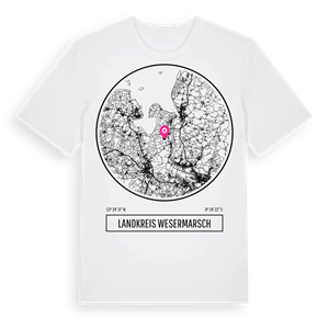 Landkreis Wesermarsch t-shirt – ekologisk bomull t-shirt från Pinshirt