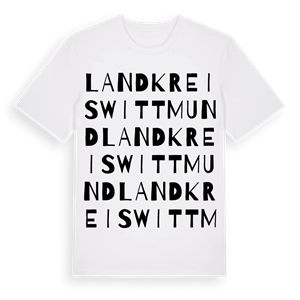 Landkreis Wittmund ordlek t-shirt – ekologisk bomull t-shirt från Pinshirt