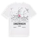 Langenhagen karta t-shirt