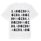 Langenhagen ordlek t-shirt