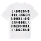 Langenmoor ordlek t-shirt