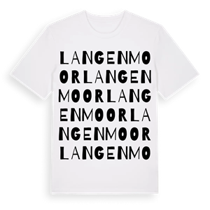 Langenmoor ordlek t-shirt – ekologisk bomull t-shirt från Pinshirt