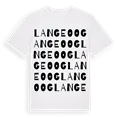 Langeoog ordlek t-shirt