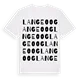 Langeoog ordlek t-shirt