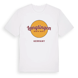 Langlingen cirkel t-shirt – ekologisk bomull t-shirt från Pinshirt