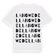 Langwedel ordlek t-shirt