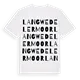 Langwedelermoor ordlek t-shirt