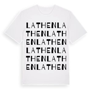 Lathen ordlek t-shirt – ekologisk bomull t-shirt från Pinshirt