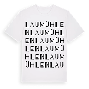 Laumühlen ordlek t-shirt – ekologisk bomull t-shirt från Pinshirt