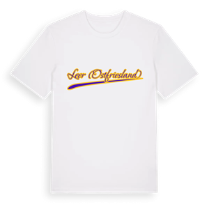 Leer (Ostfriesland) baseball t-shirt – ekologisk bomull t-shirt från Pinshirt