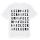 Leerhafe ordlek t-shirt