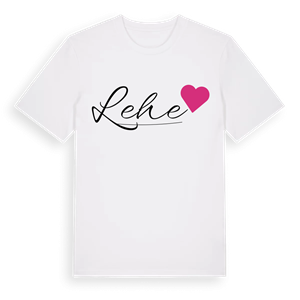 Lehe hjärta t-shirt – ekologisk bomull t-shirt från Pinshirt