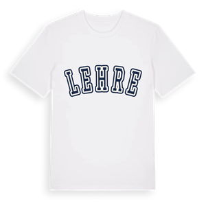 Lehre college t-shirt – ekologisk bomull t-shirt från Pinshirt