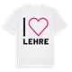 Jag älskar Lehre t-shirt stort tryck