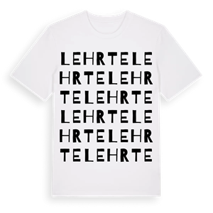 Lehrte ordlek t-shirt – ekologisk bomull t-shirt från Pinshirt