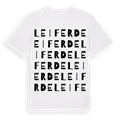 Leiferde ordlek t-shirt
