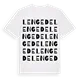 Lengede ordlek t-shirt