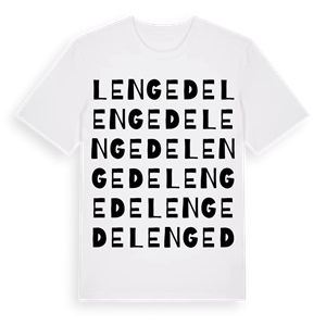 Lengede ordlek t-shirt – ekologisk bomull t-shirt från Pinshirt
