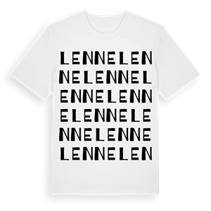 Lenne ordlek t-shirt – ekologisk bomull t-shirt från Pinshirt