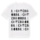 Lichtenborn ordlek t-shirt