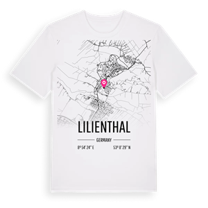 Lilienthal karta t-shirt – ekologisk bomull t-shirt från Pinshirt