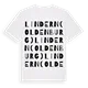 Lindern (Oldenburg) ordlek t-shirt