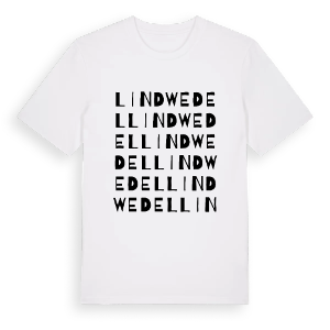 Lindwedel ordlek t-shirt – ekologisk bomull t-shirt från Pinshirt