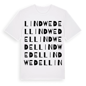 Lindwedel ordlek t-shirt – ekologisk bomull t-shirt från Pinshirt