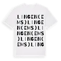 Lingen (Ems) ordlek t-shirt