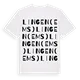Lingen (Ems) ordlek t-shirt