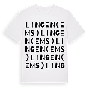 Lingen (Ems) ordlek t-shirt – ekologisk bomull t-shirt från Pinshirt