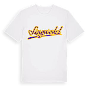 Lingwedel baseball t-shirt – ekologisk bomull t-shirt från Pinshirt