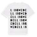 Lingwedel ordlek t-shirt