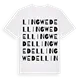 Lingwedel ordlek t-shirt