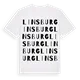 Linsburg ordlek t-shirt