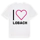 Jag älskar Lobach t-shirt stort tryck