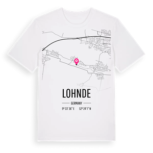 Lohnde karta t-shirt – ekologisk bomull t-shirt från Pinshirt